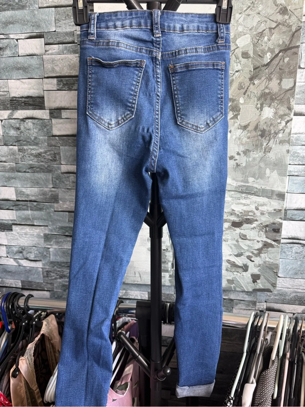 SHEIN trendy distressed